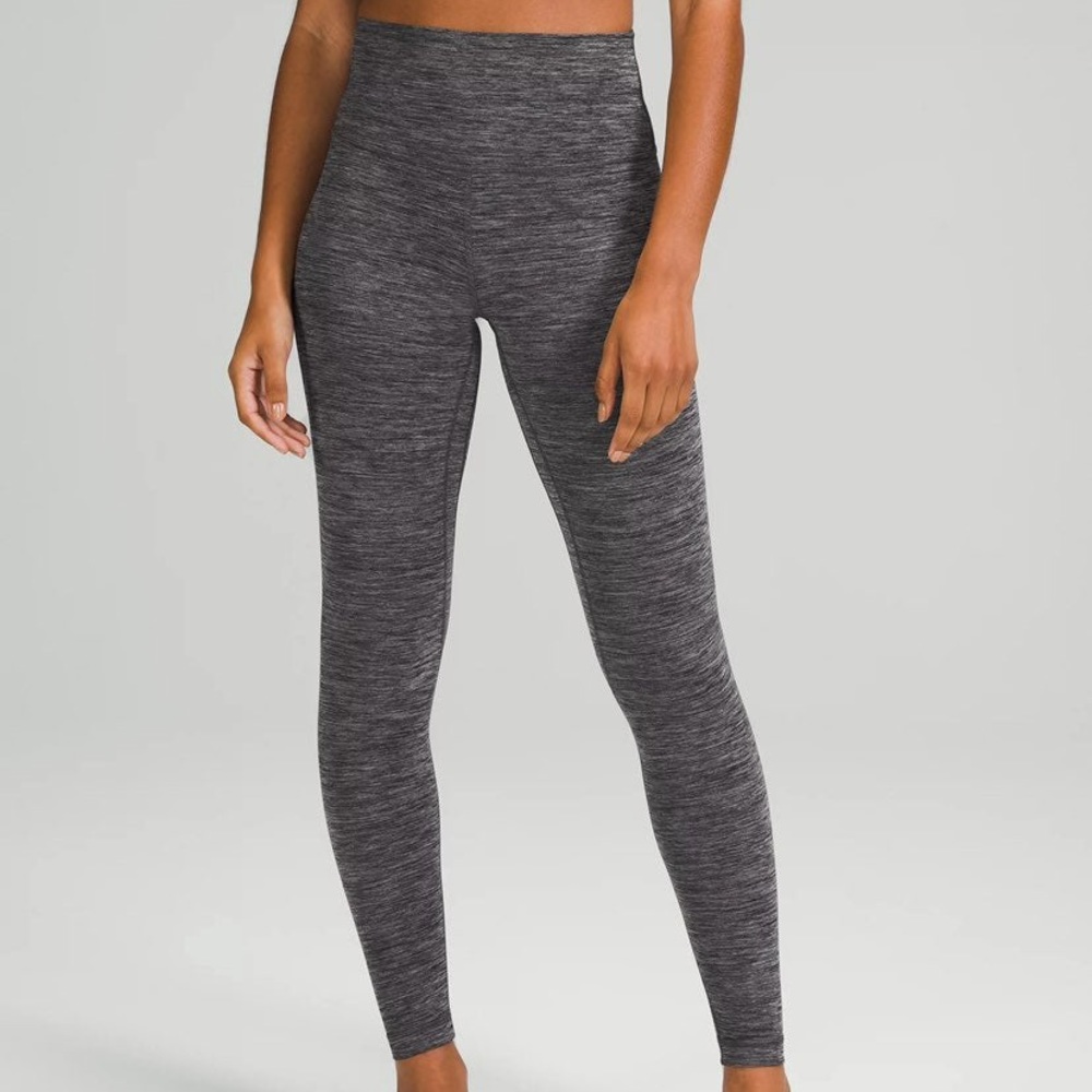 LULULEMON ALIGN PANT 35"/HEATHERED GREY/SIZE 6